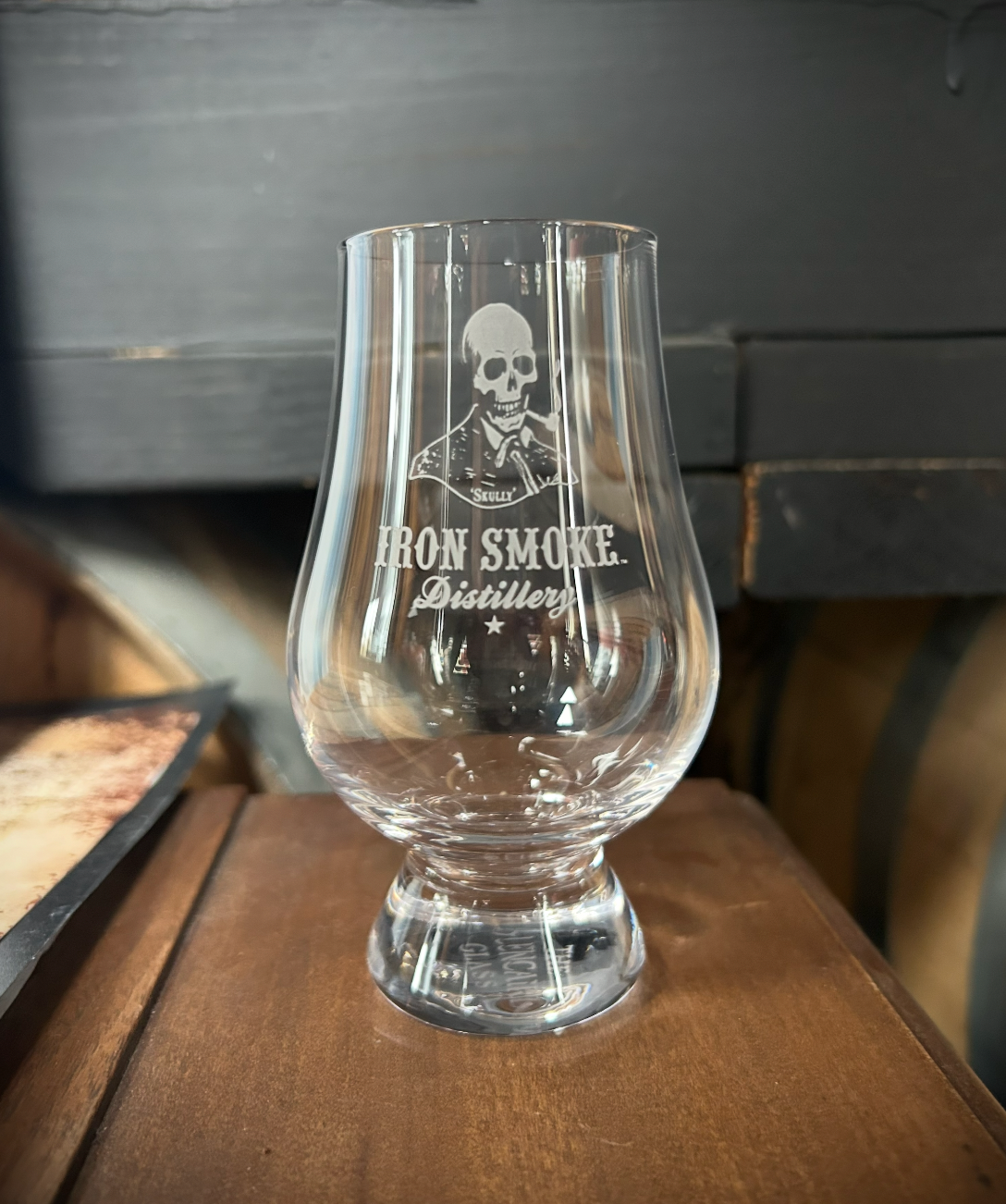 Iron Smoke Glencairn glass