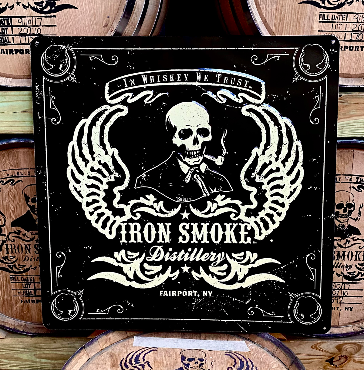 Iron Smoke Black Tin Tacker