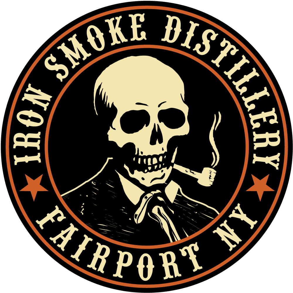 Iron Smoke Round Sticker